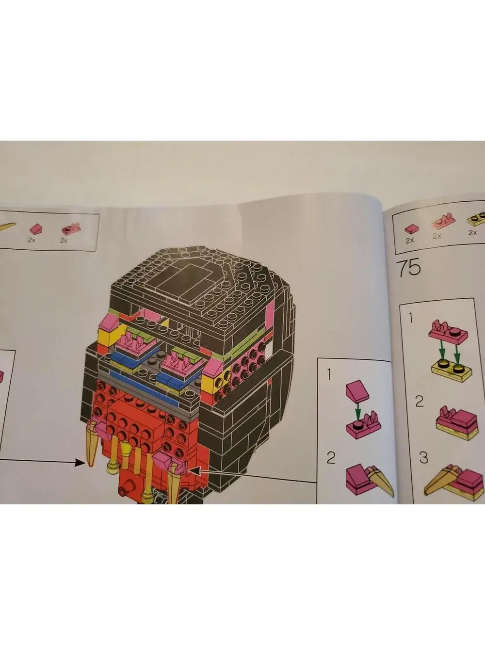 Lego Venom Head # 76187 Instruction Manual Booklet ONLY